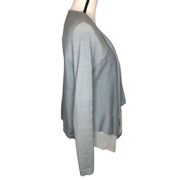 CAbi Open, Draped Front, Sage, Lagenlook Sweater Size M - Picture 2 of 16